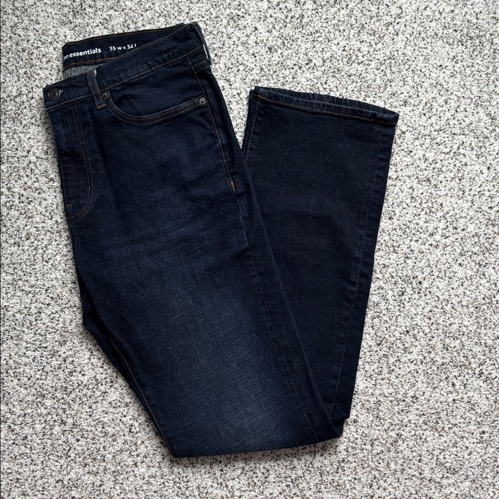 🖤💙👖Essentials Midnight Blue Men's Bootcut Slim Jeans👖💙🖤